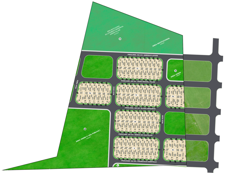 Loteamento com infraestrutura completa