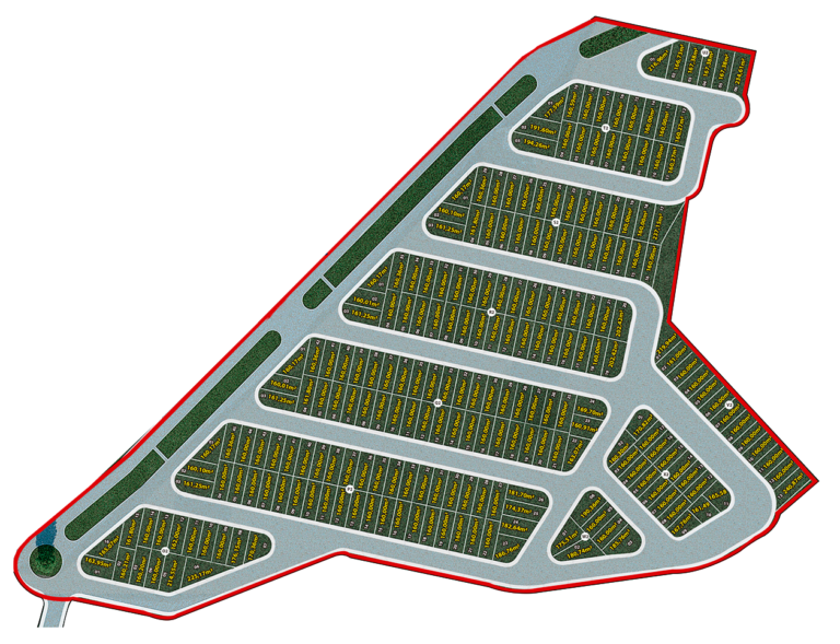 Loteamento com infraestrutura completa