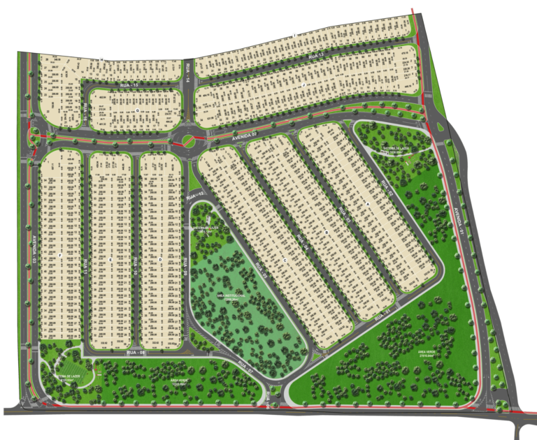 Loteamento com infraestrutura completa