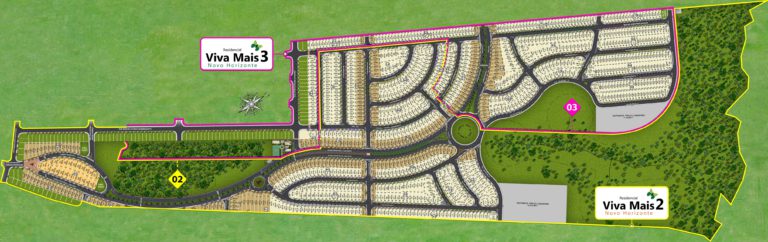 Um bairro planejado com infraestrutura completa