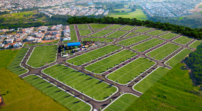 Loteamento com infraestrutura completa